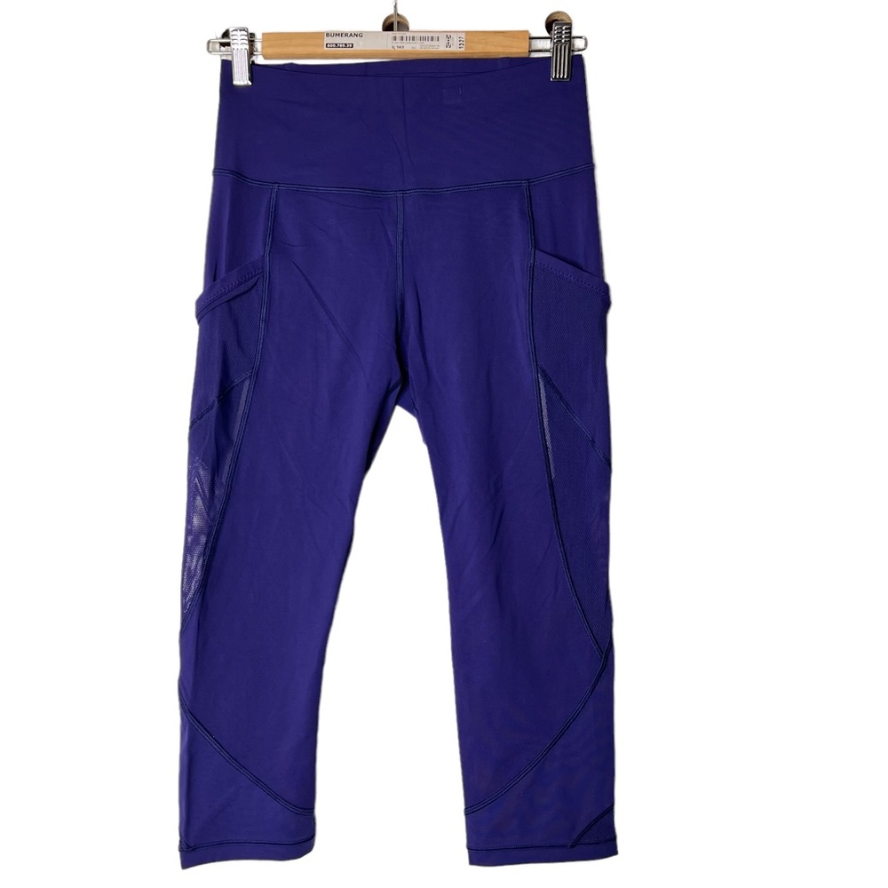 Lululemon Cropped Blue Leggings Capri